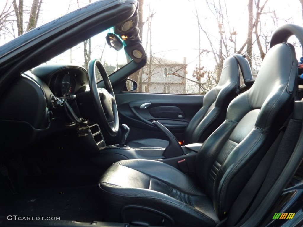 Black Interior 2004 Porsche Boxster Standard Boxster Model Photo #61441306