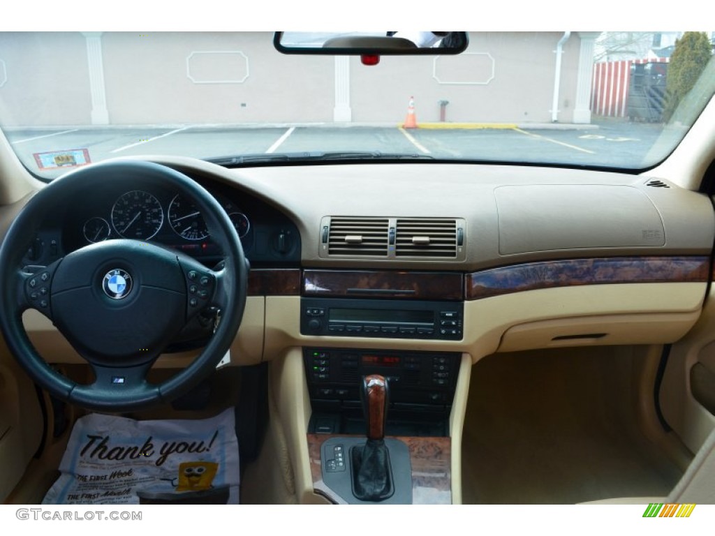 2000 5 Series 540i Wagon - Biarritz Blue Metallic / Sand photo #13