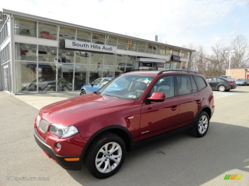 Vermilion Red Metallic BMW X3