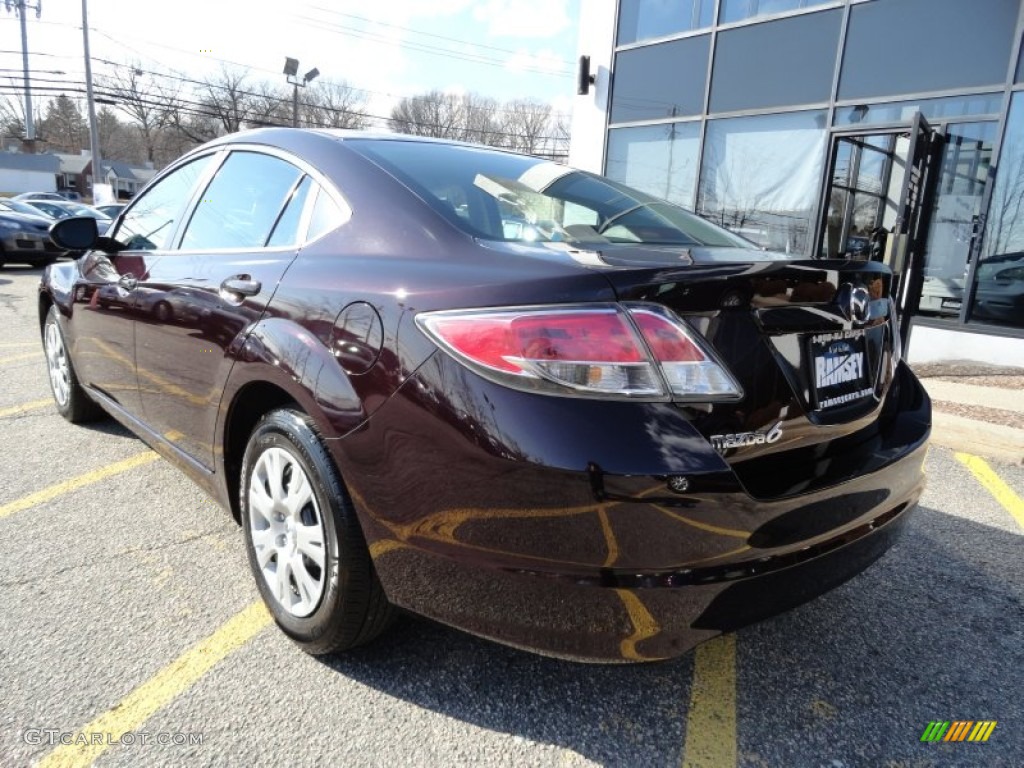 2009 MAZDA6 i Sport - Black Cherry Metallic / Black photo #7