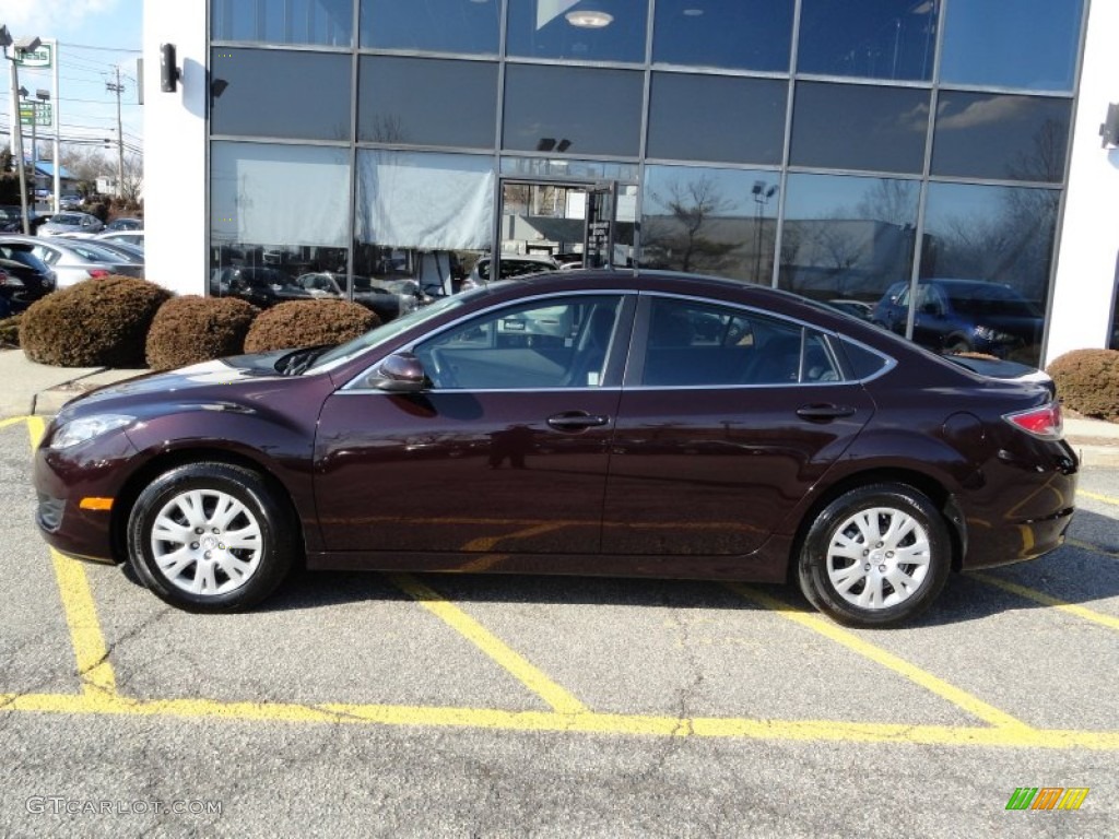 2009 MAZDA6 i Sport - Black Cherry Metallic / Black photo #8