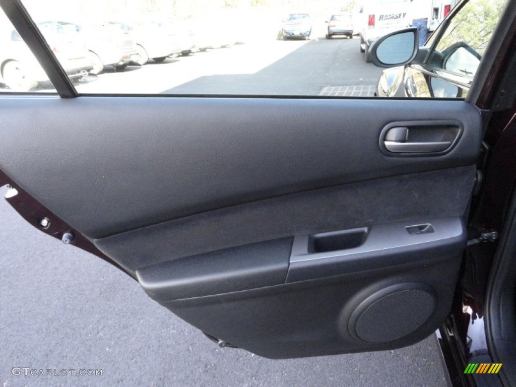 2009 MAZDA6 i Sport - Black Cherry Metallic / Black photo #15