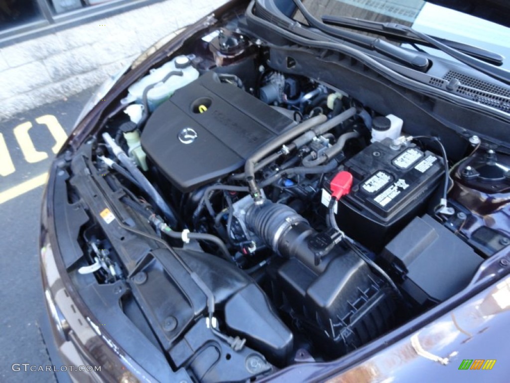 2009 MAZDA6 i Sport - Black Cherry Metallic / Black photo #34