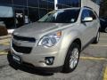 2010 Gold Mist Metallic Chevrolet Equinox LT AWD  photo #1