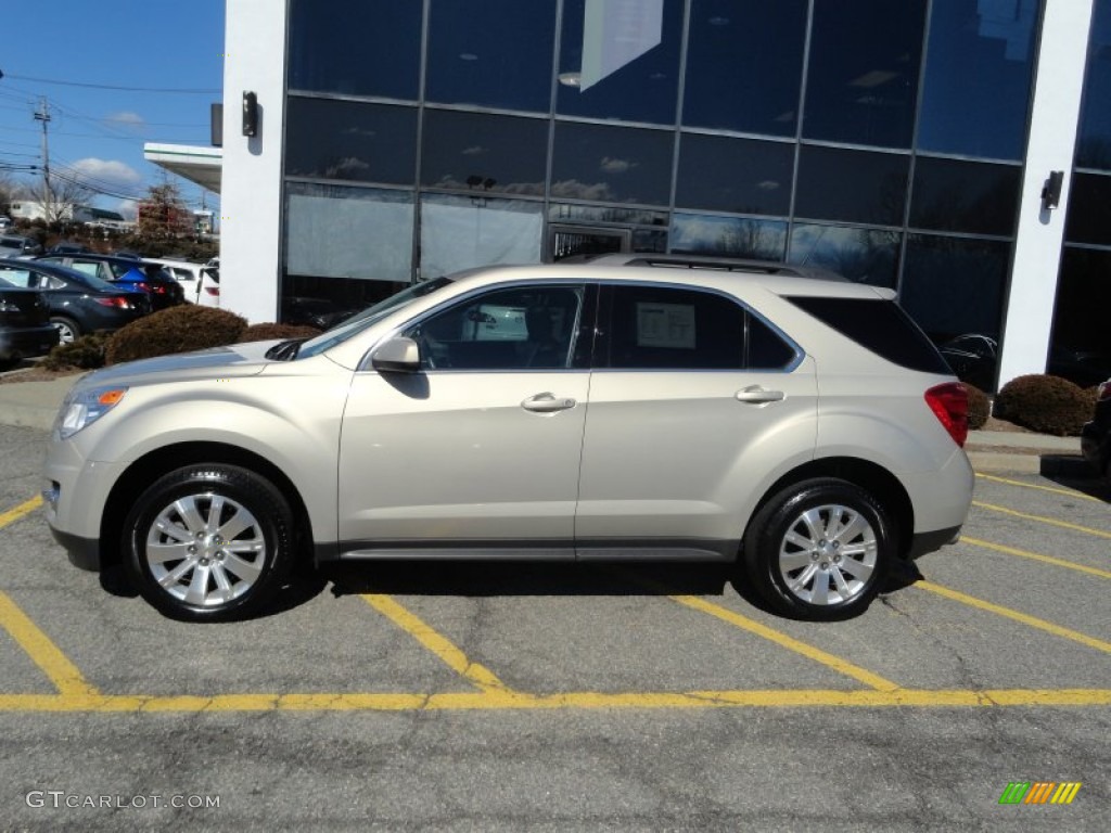 Gold Mist Metallic 2010 Chevrolet Equinox LT AWD Exterior Photo #61444180