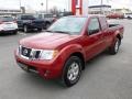 2012 Red Brick Nissan Frontier SV V6 King Cab 4x4  photo #3