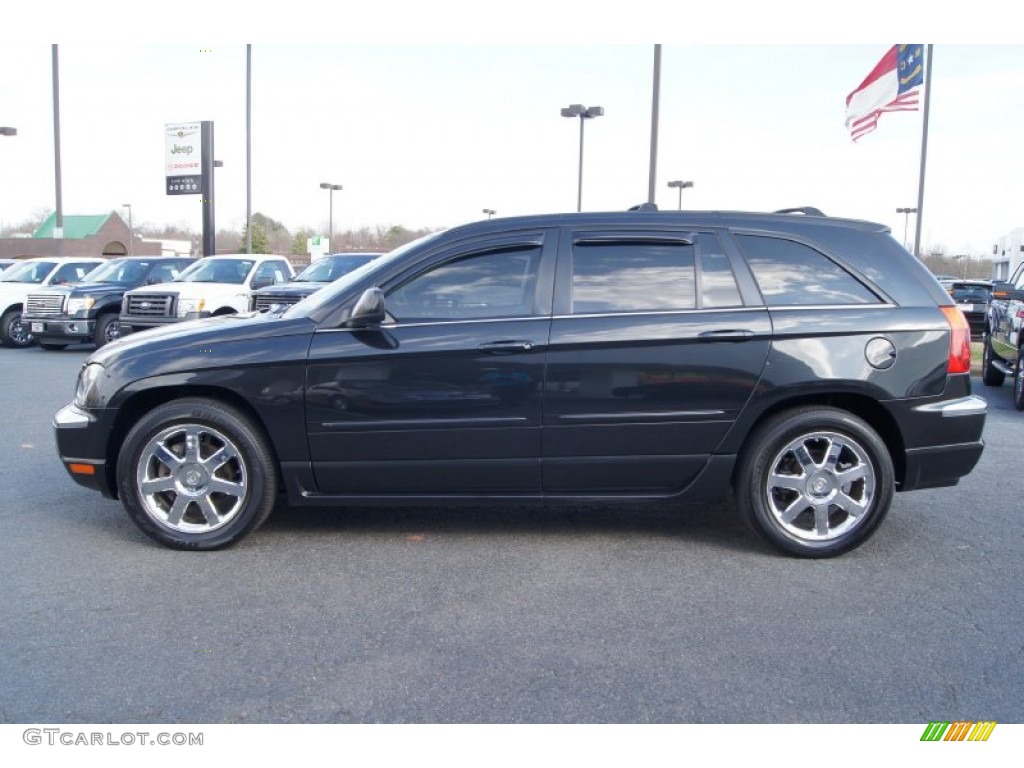 2006 Pacifica Limited AWD - Brilliant Black / Light Taupe photo #5