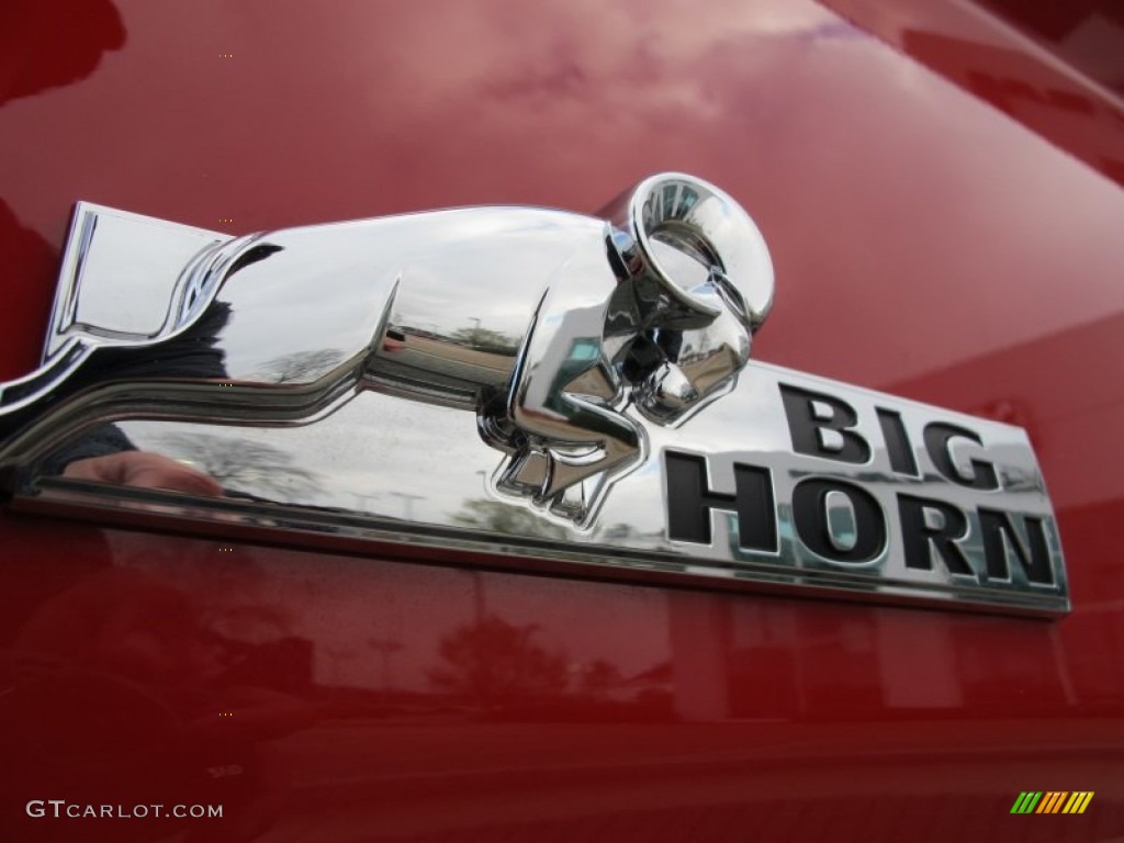 2012 Ram 1500 Big Horn Quad Cab - Flame Red / Dark Slate Gray/Medium Graystone photo #18