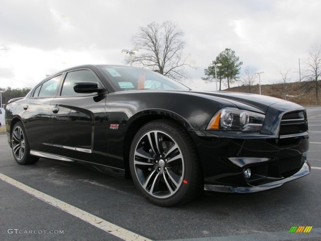 Pitch Black 2012 Dodge Charger SRT8 Super Bee Exterior Photo #61446465