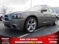 2012 Tungsten Metallic Dodge Charger SXT  photo #1