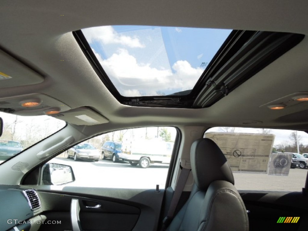 2012 Acadia SLT AWD - Carbon Black Metallic / Ebony photo #9