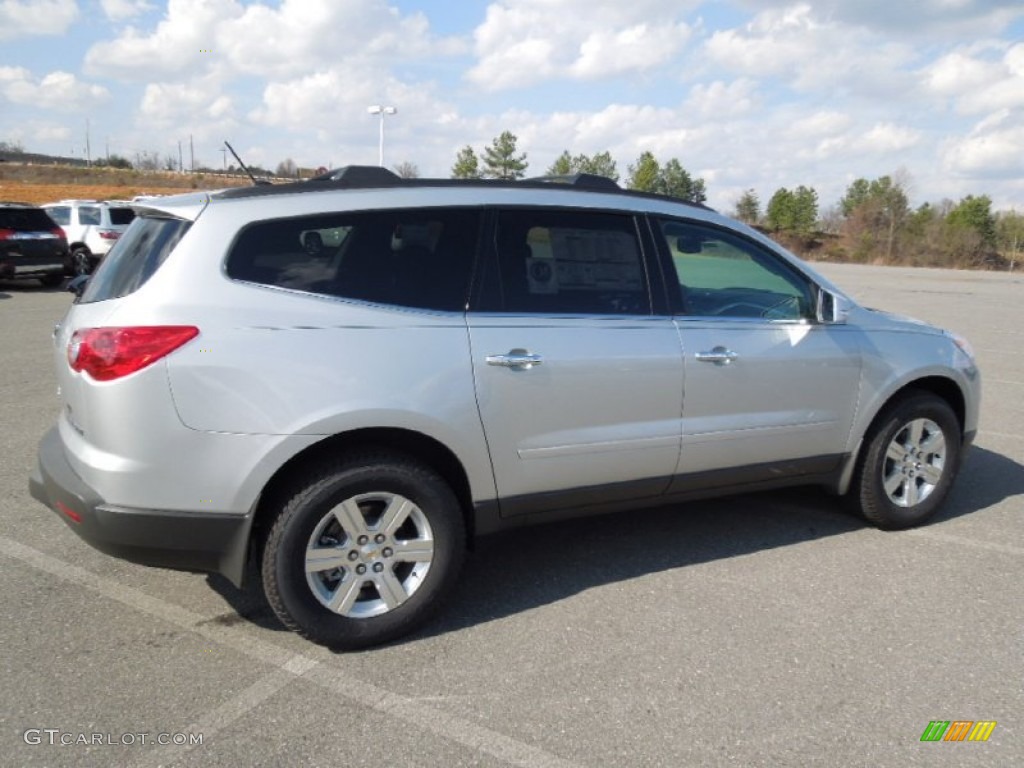 2012 Traverse LT AWD - Silver Ice Metallic / Ebony photo #5