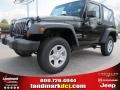 2012 Black Forest Green Pearl Jeep Wrangler Sport 4x4  photo #1