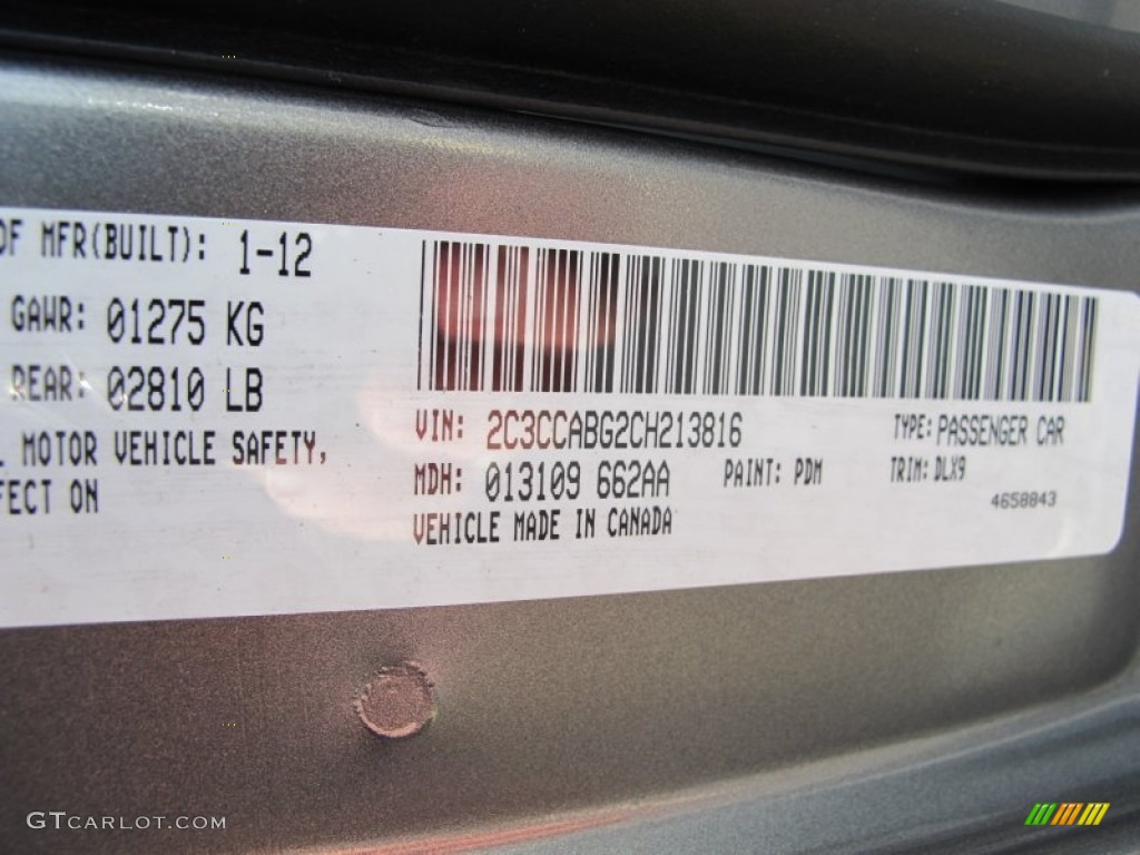 2012 300 Color Code PDM for Tungsten Metallic Photo #61447414