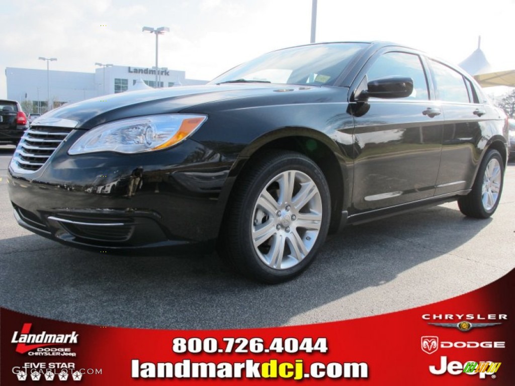 2012 200 Touring Sedan - Black / Black/Light Frost photo #1