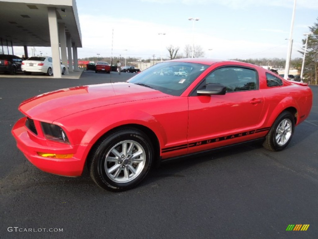 2007 Mustang V6 Premium Coupe - Torch Red / Dark Charcoal photo #1