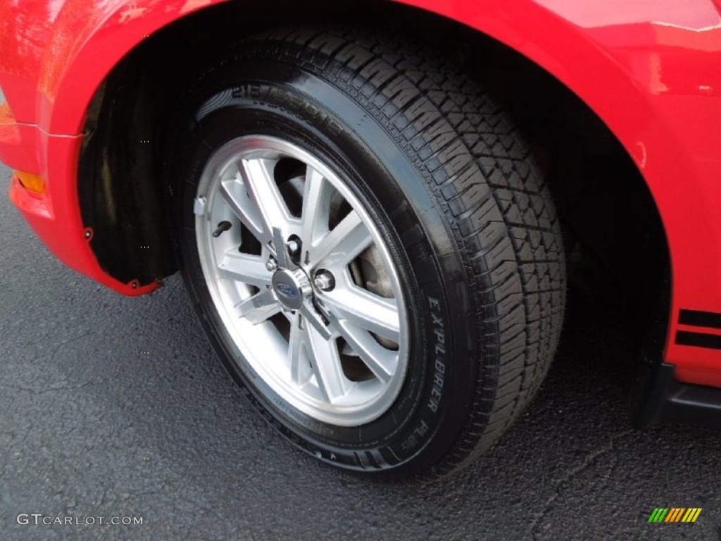 2007 Mustang V6 Premium Coupe - Torch Red / Dark Charcoal photo #21