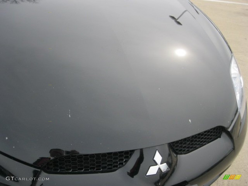 2008 Eclipse GS Coupe - Kalapana Black / Dark Charcoal photo #6