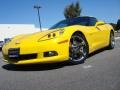 2006 Velocity Yellow Chevrolet Corvette Coupe  photo #2