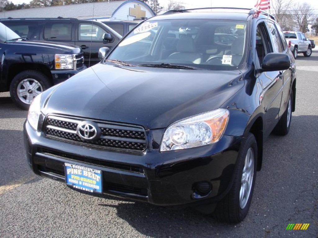 2008 RAV4 I4 - Black / Taupe photo #1