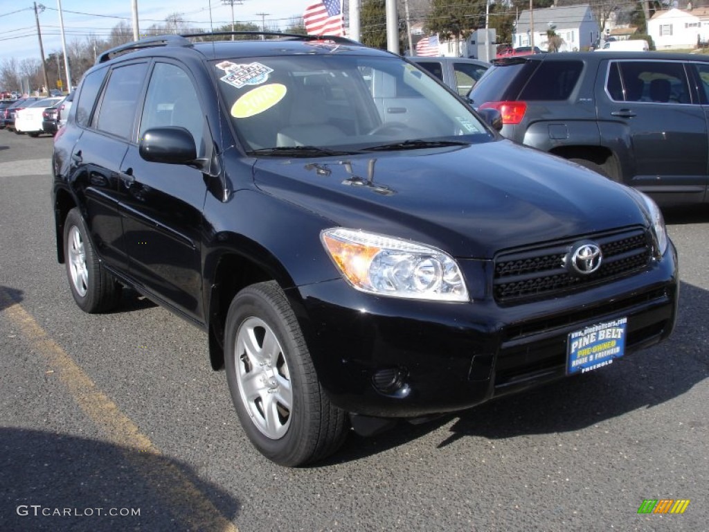 2008 RAV4 I4 - Black / Taupe photo #3