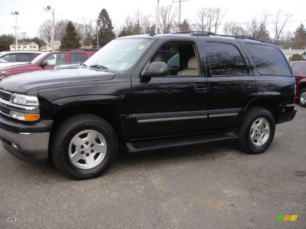 2006 Tahoe LT 4x4 - Black / Tan/Neutral photo #9