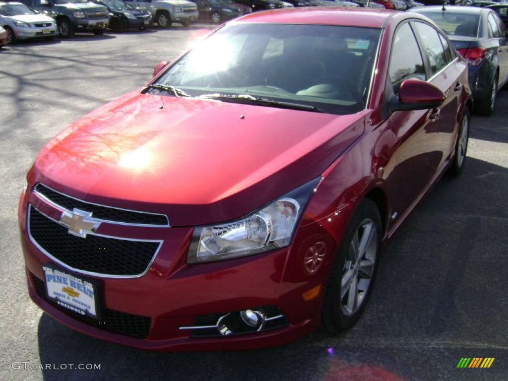 2012 Cruze LT/RS - Crystal Red Metallic / Jet Black photo #1