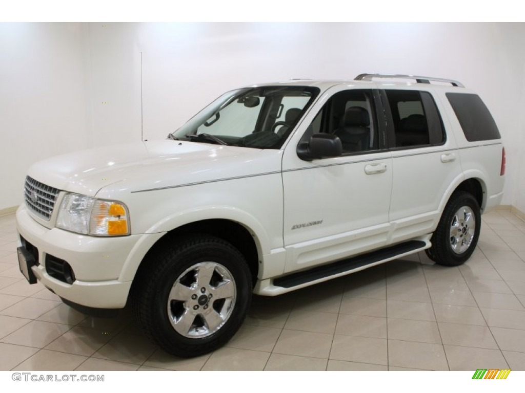 Ceramic White Tri Coat Metallic 2004 Ford Explorer Limited 4x4 Exterior Photo #61448960