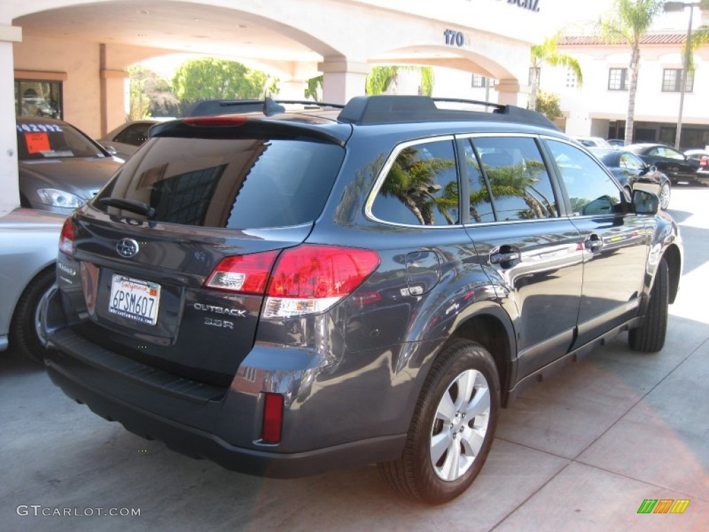 2011 Outback 3.6R Limited Wagon - Graphite Gray Metallic / Off Black photo #2
