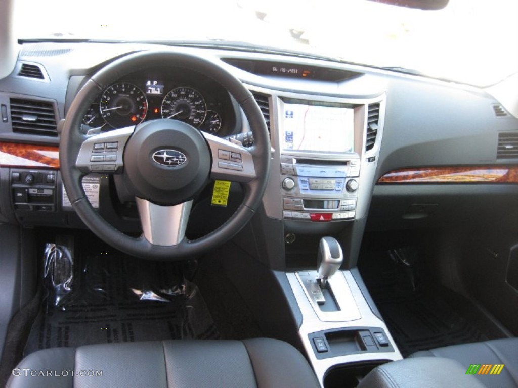 2011 Outback 3.6R Limited Wagon - Graphite Gray Metallic / Off Black photo #27
