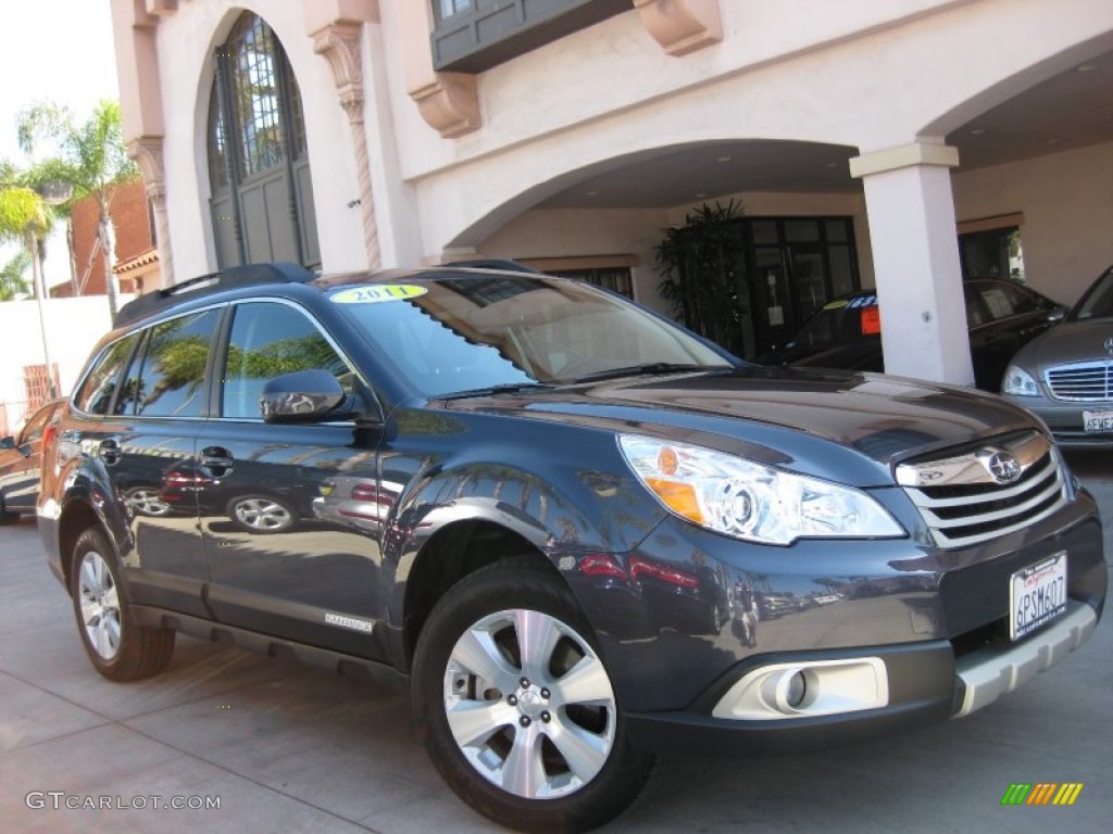 2011 Outback 3.6R Limited Wagon - Graphite Gray Metallic / Off Black photo #31