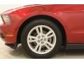 2010 Red Candy Metallic Ford Mustang V6 Convertible  photo #34