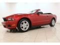 2010 Red Candy Metallic Ford Mustang V6 Convertible  photo #36