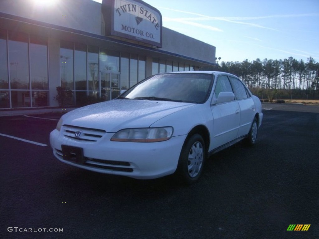 2001 Accord LX Sedan - Taffeta White / Quartz Gray photo #1