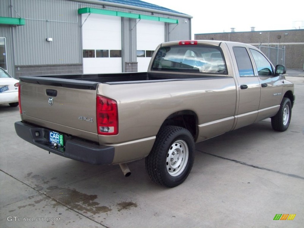 2006 Ram 1500 ST Quad Cab 4x4 - Light Khaki Metallic / Khaki Beige photo #23