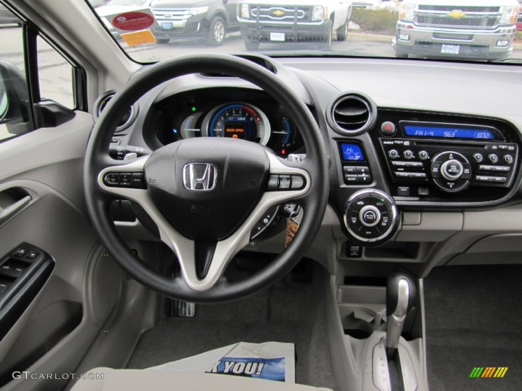 2011 Honda Insight Hybrid EX Gray Dashboard Photo #61456540