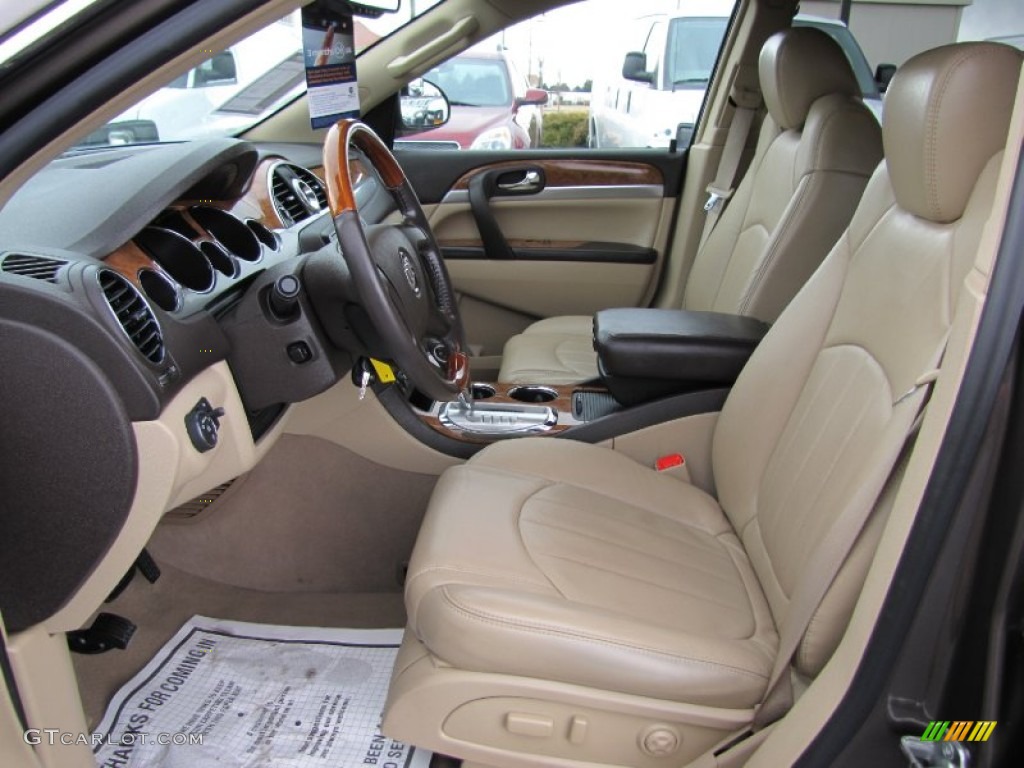 2008 Enclave CXL AWD - Cocoa Metallic / Cashmere/Cocoa photo #8