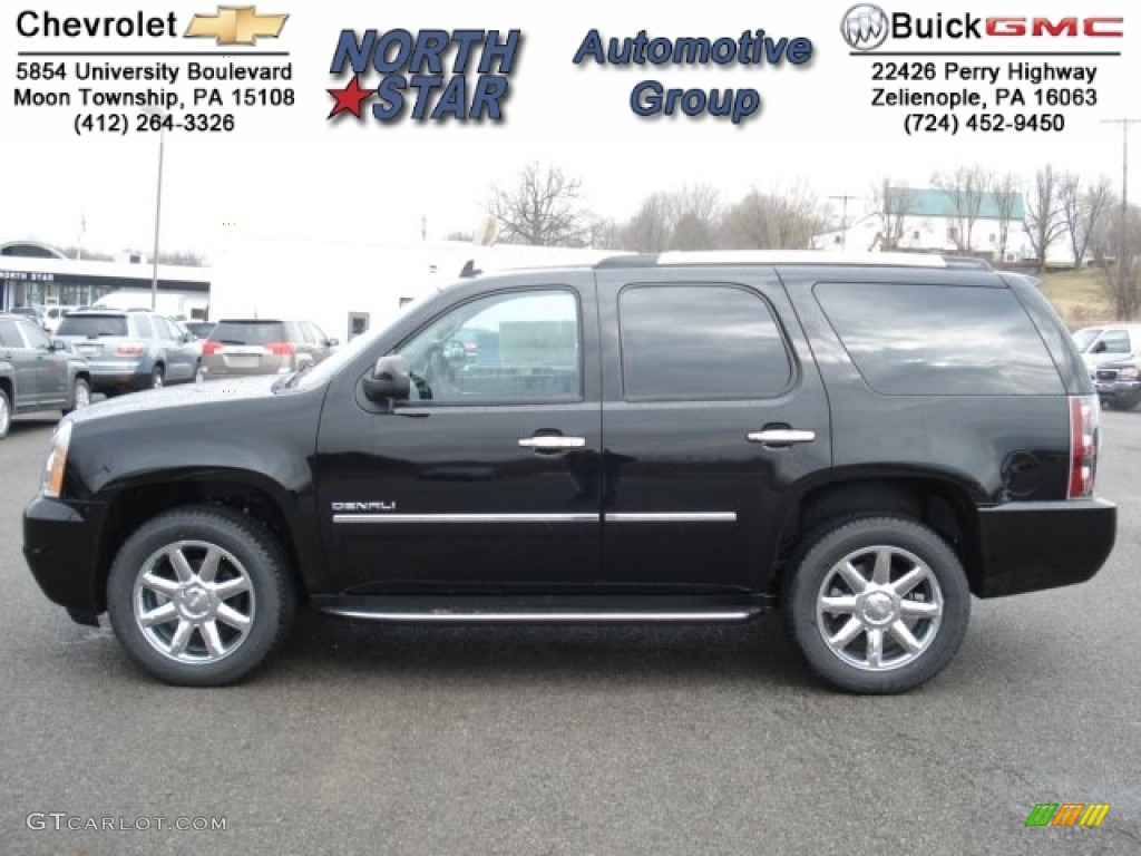 2012 Yukon Denali AWD - Onyx Black / Ebony photo #1