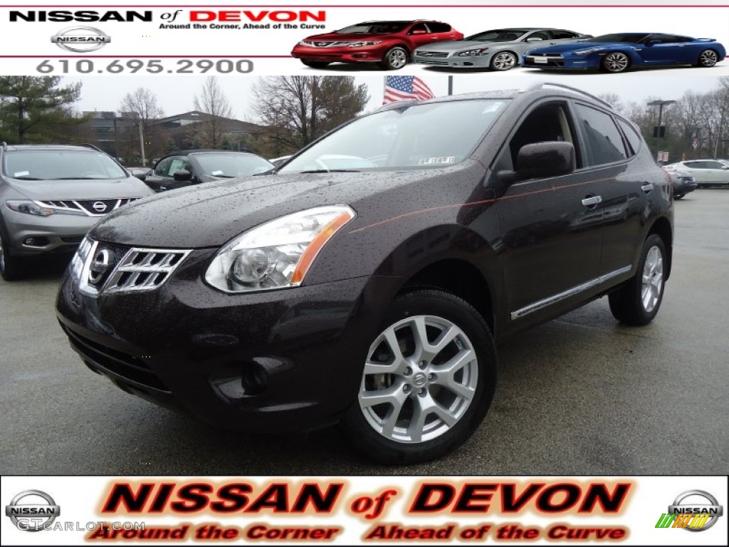2011 Rogue SV AWD - Black Amethyst / Black photo #1