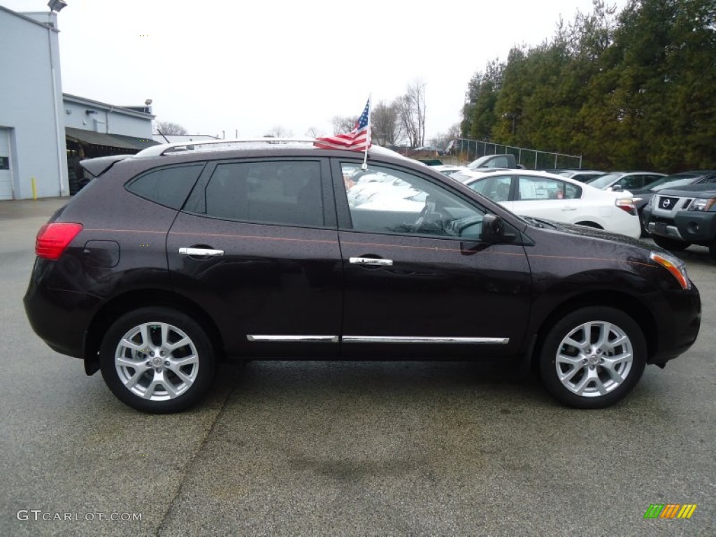 2011 Rogue SV AWD - Black Amethyst / Black photo #6