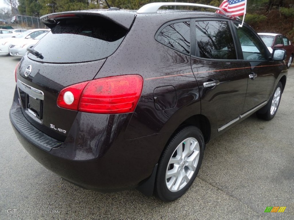 2011 Rogue SV AWD - Black Amethyst / Black photo #7