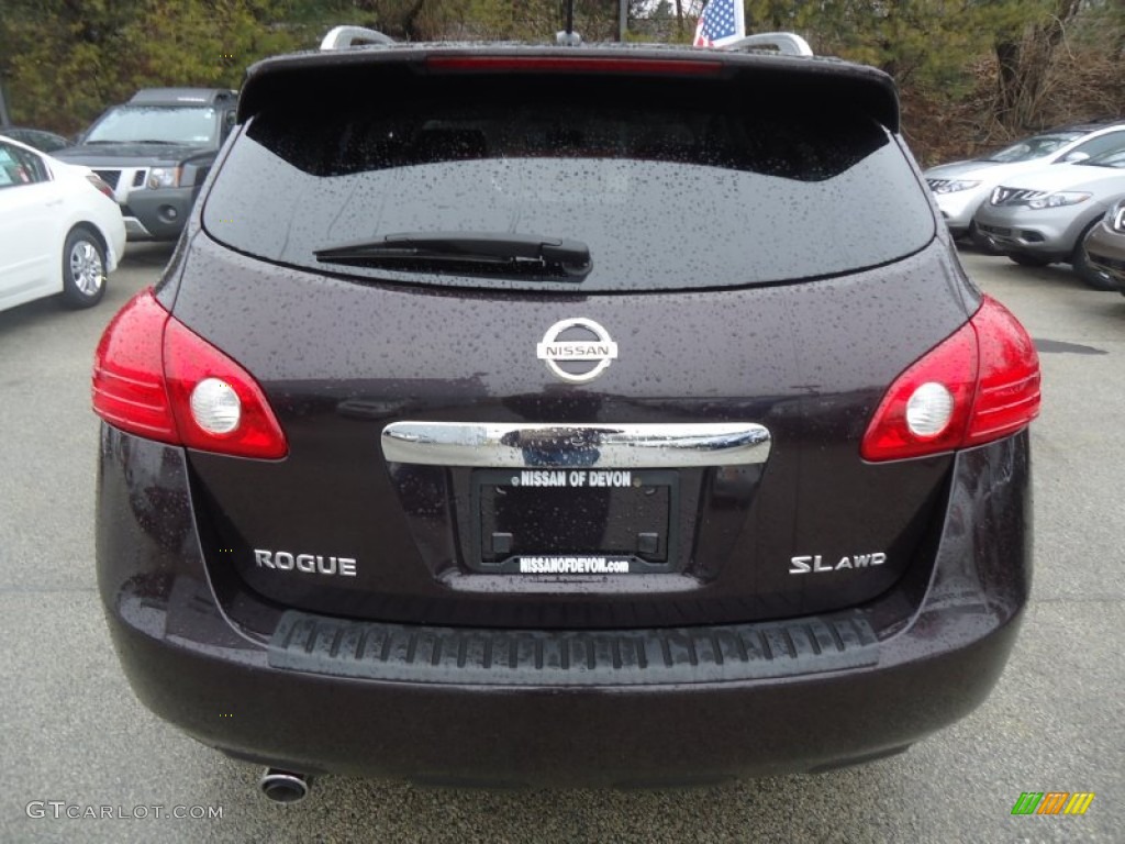 2011 Rogue SV AWD - Black Amethyst / Black photo #8