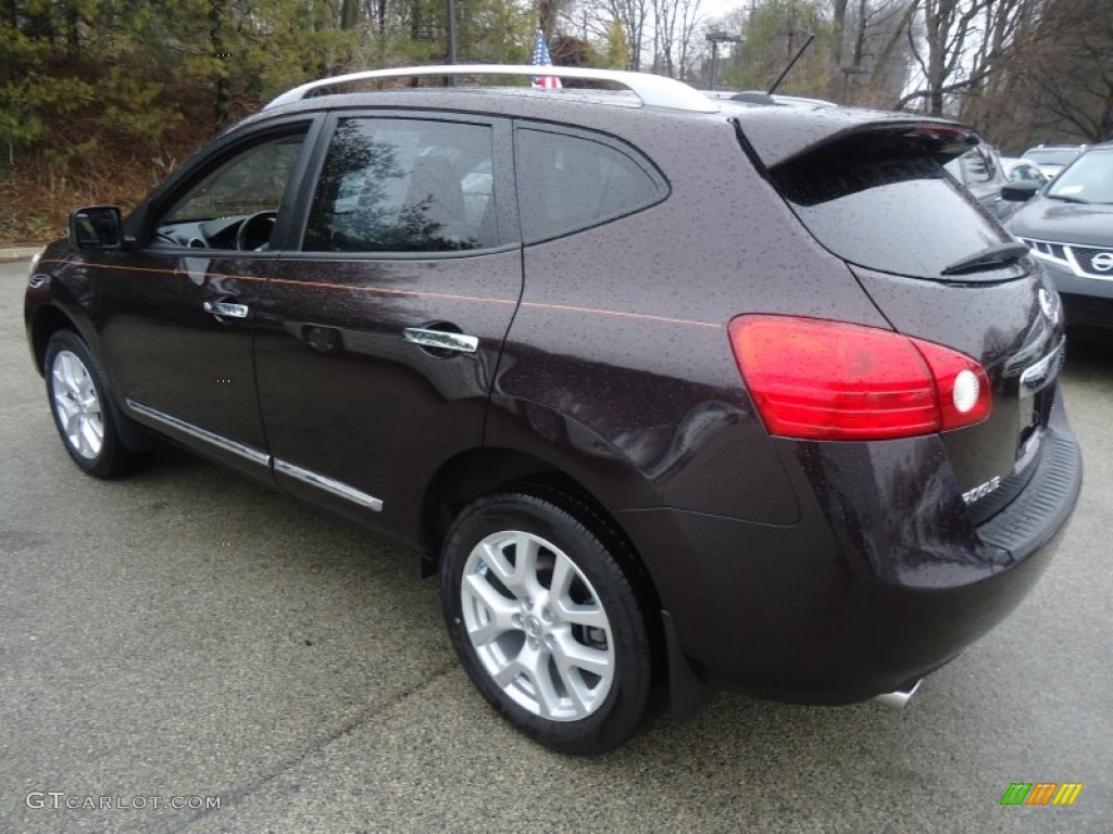 2011 Rogue SV AWD - Black Amethyst / Black photo #9