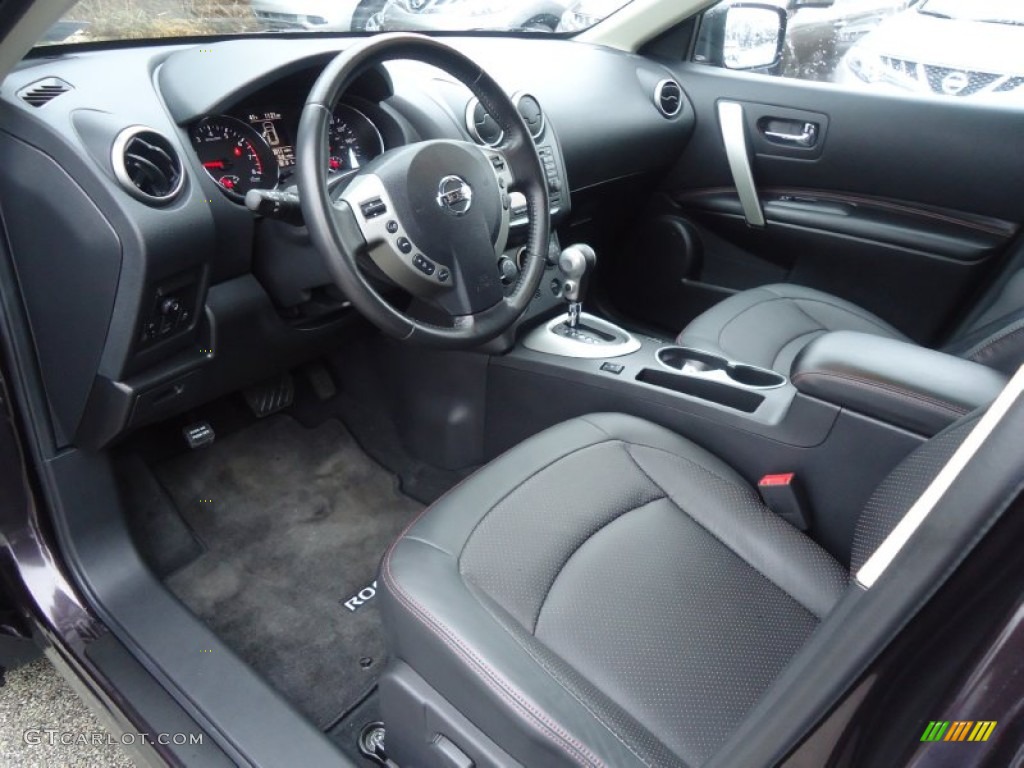 Black Interior 2011 Nissan Rogue SV AWD Photo #61458735