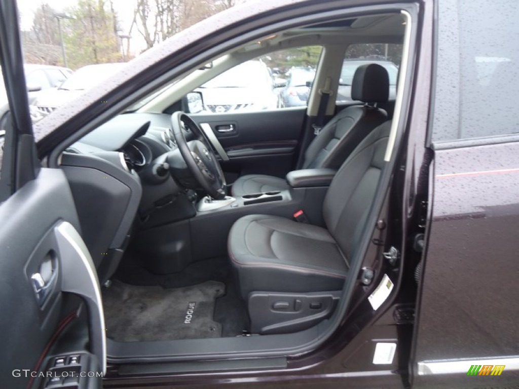 Black Interior 2011 Nissan Rogue SV AWD Photo #61458745