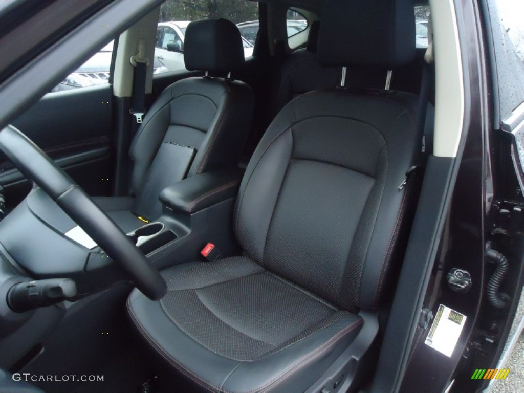 Black Interior 2011 Nissan Rogue SV AWD Photo #61458755