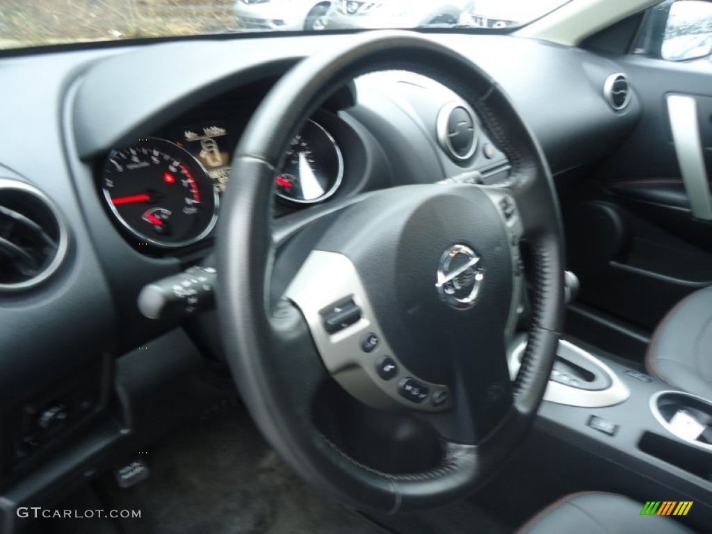 2011 Rogue SV AWD - Black Amethyst / Black photo #16