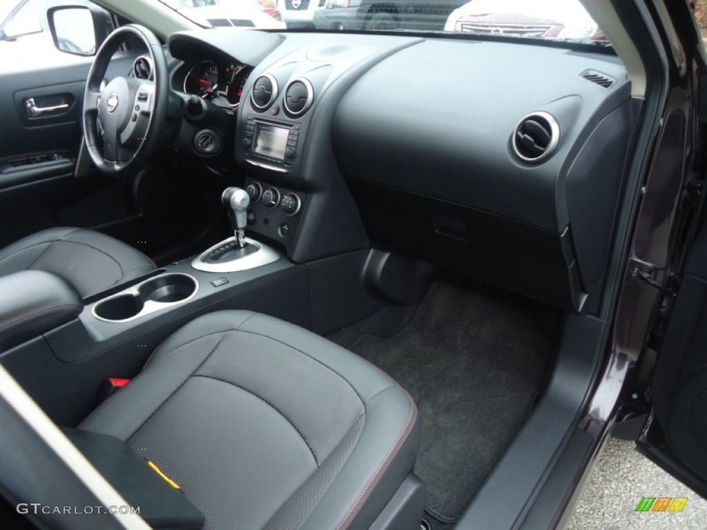 Black Interior 2011 Nissan Rogue SV AWD Photo #61458809