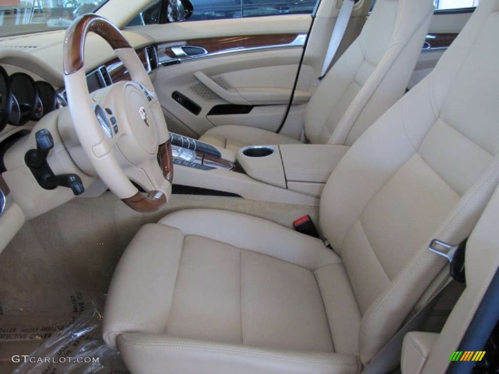 Luxor Beige Interior 2011 Porsche Panamera 4S Photo #61458881