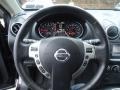Black 2011 Nissan Rogue SV AWD Steering Wheel